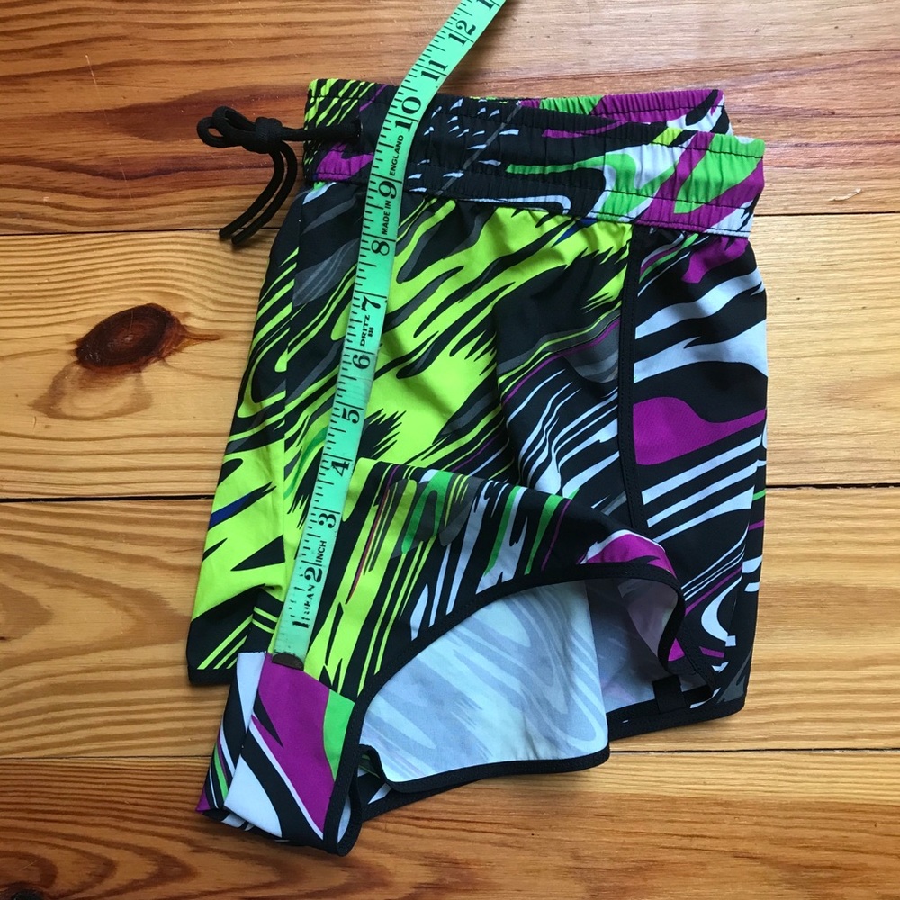 Fabletics Multi-Colored Running Shorts, Euc, M - image 5